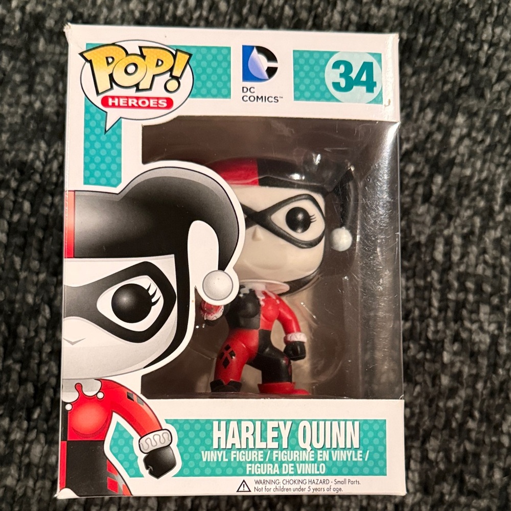 New in box- DC Comics Harley Quinn Pop! Figure in Red and Black